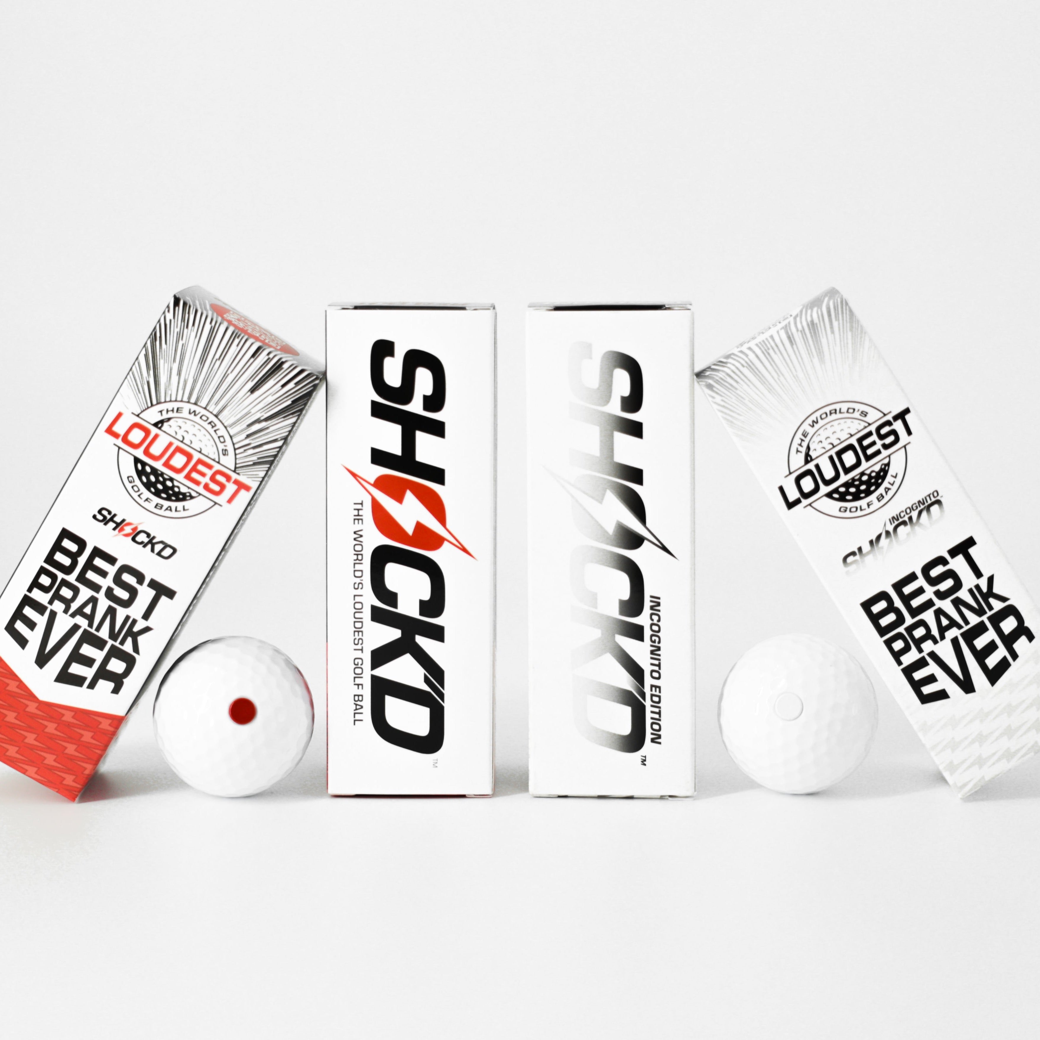 BUY 3 GET 1 FREE BUNDLE - SHOCK'D Golf Balls