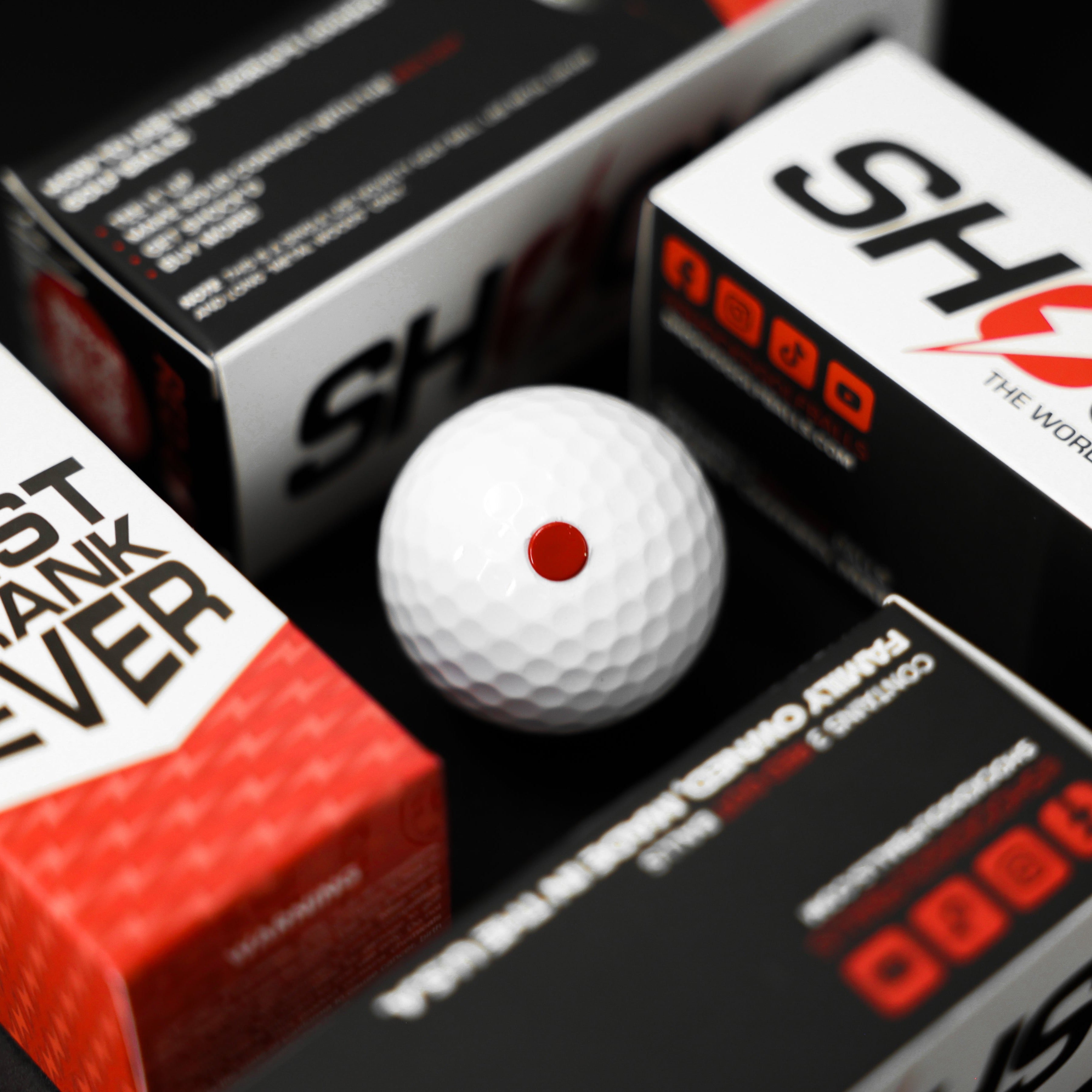 BUY 3 GET 1 FREE BUNDLE - SHOCK'D Golf Balls