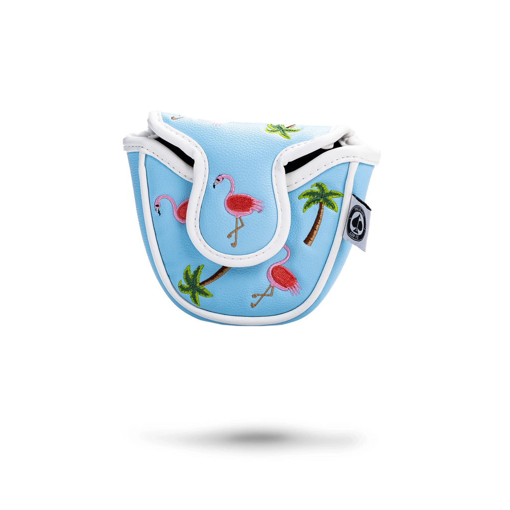 Dancing Flamingos - Mallet Putter Cover
