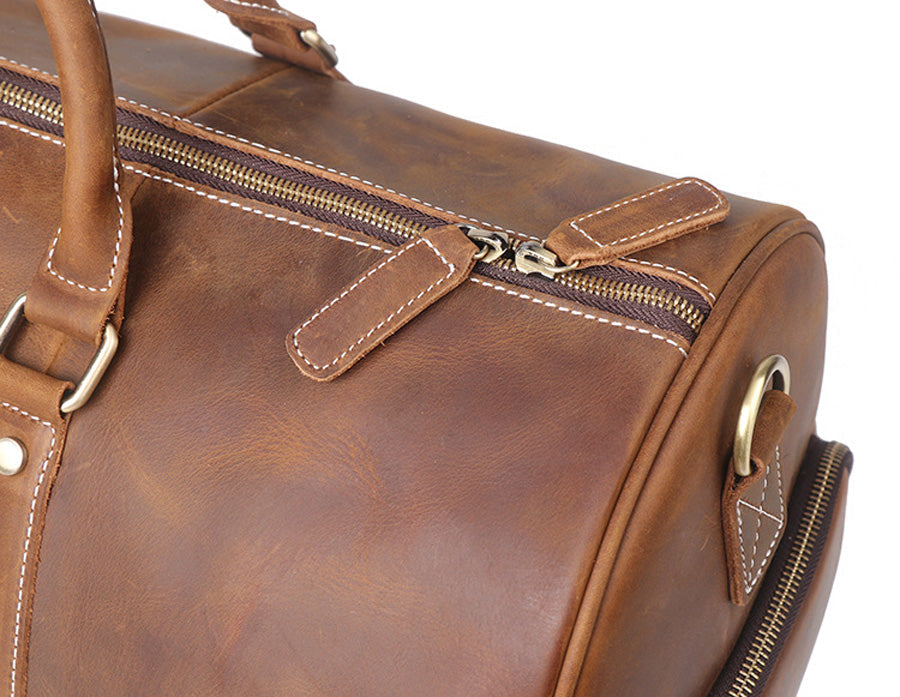 Bastion – Crazy Horse Leather Duffle