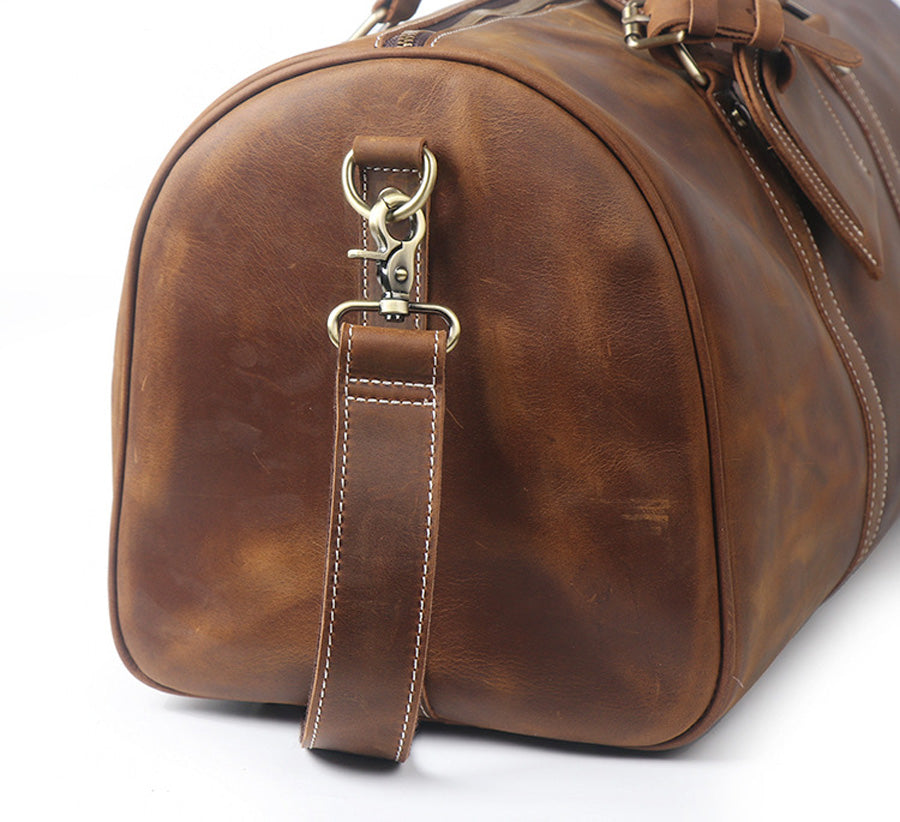 Bastion – Crazy Horse Leather Duffle