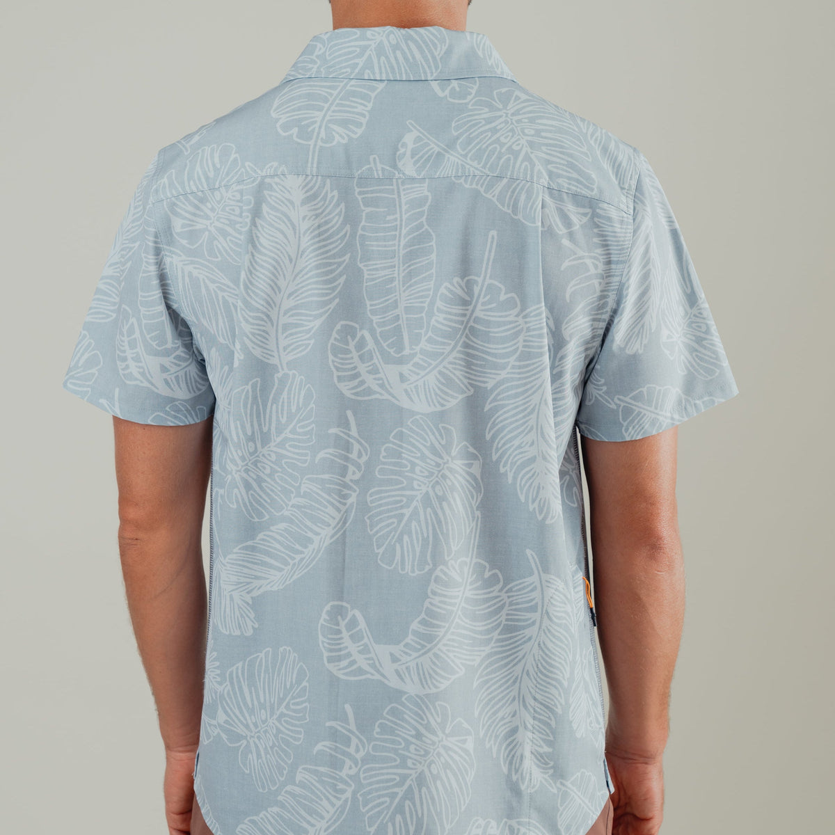 OLEU UV QUICK-DRY BOARDSHIRT - RAINFOREST SEA GREEN