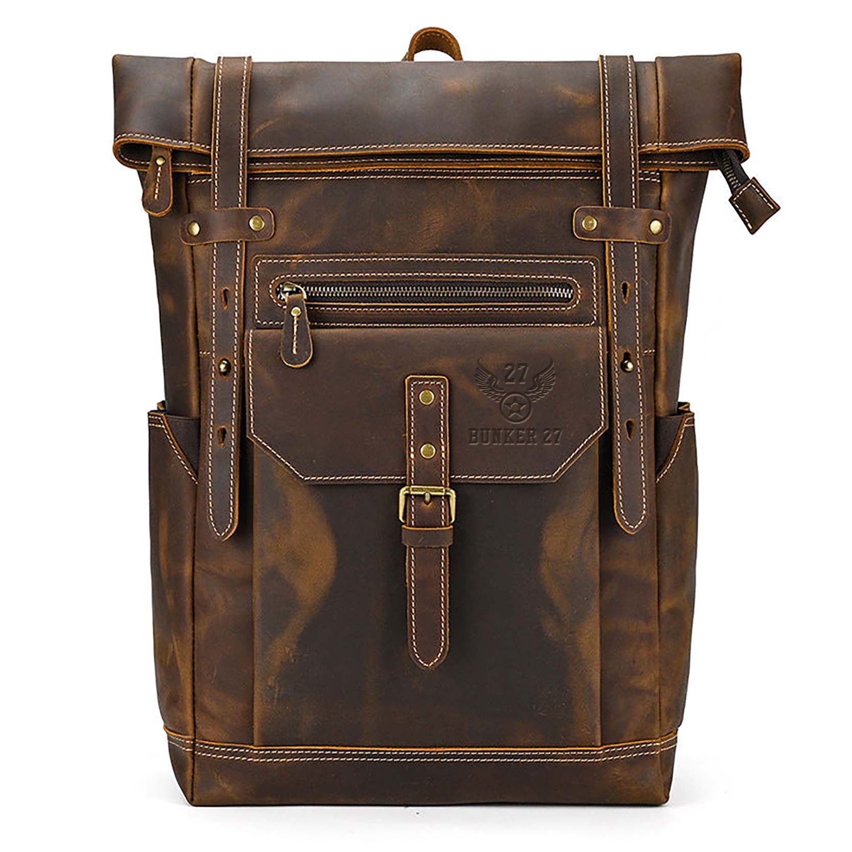 Bastion – Crazy Horse Leather Rucksack