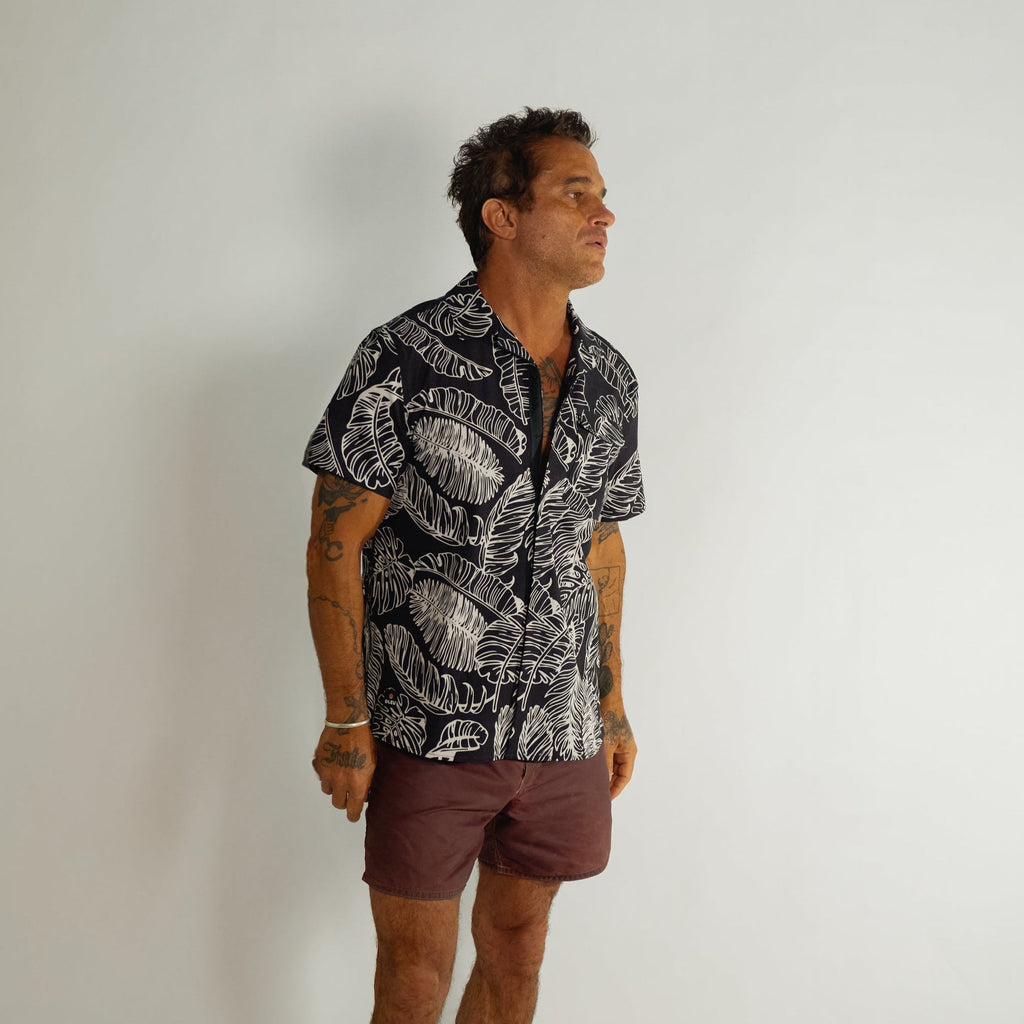 OLEU UV QUICK-DRY BOARDSHIRT - RAINFOREST JETT