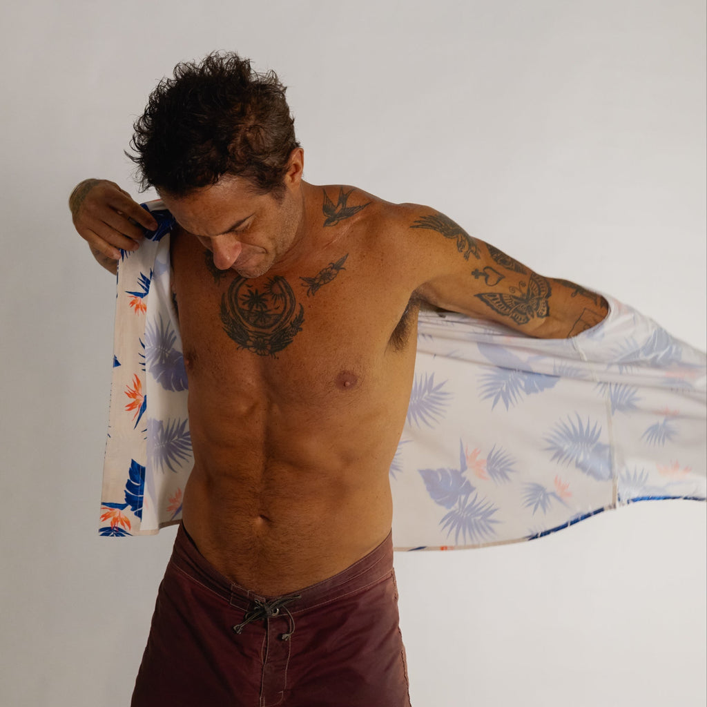 OLEU UV QUICK-DRY BOARDSHIRT - PARADISE SHELL