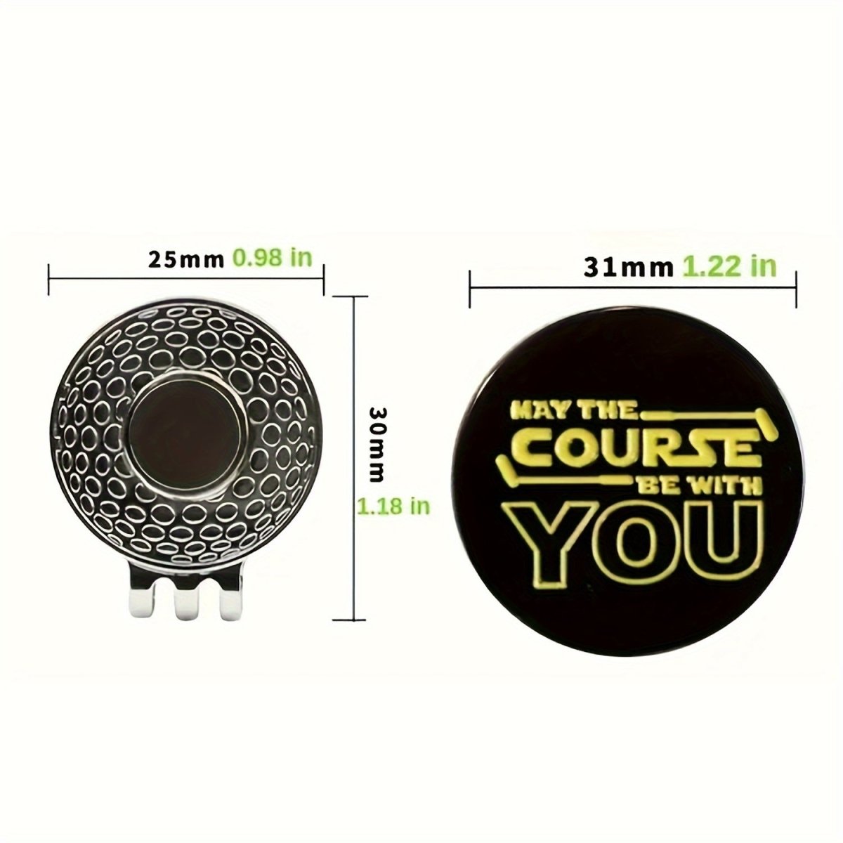 "May The Course Be With You" Golf Ball Marker