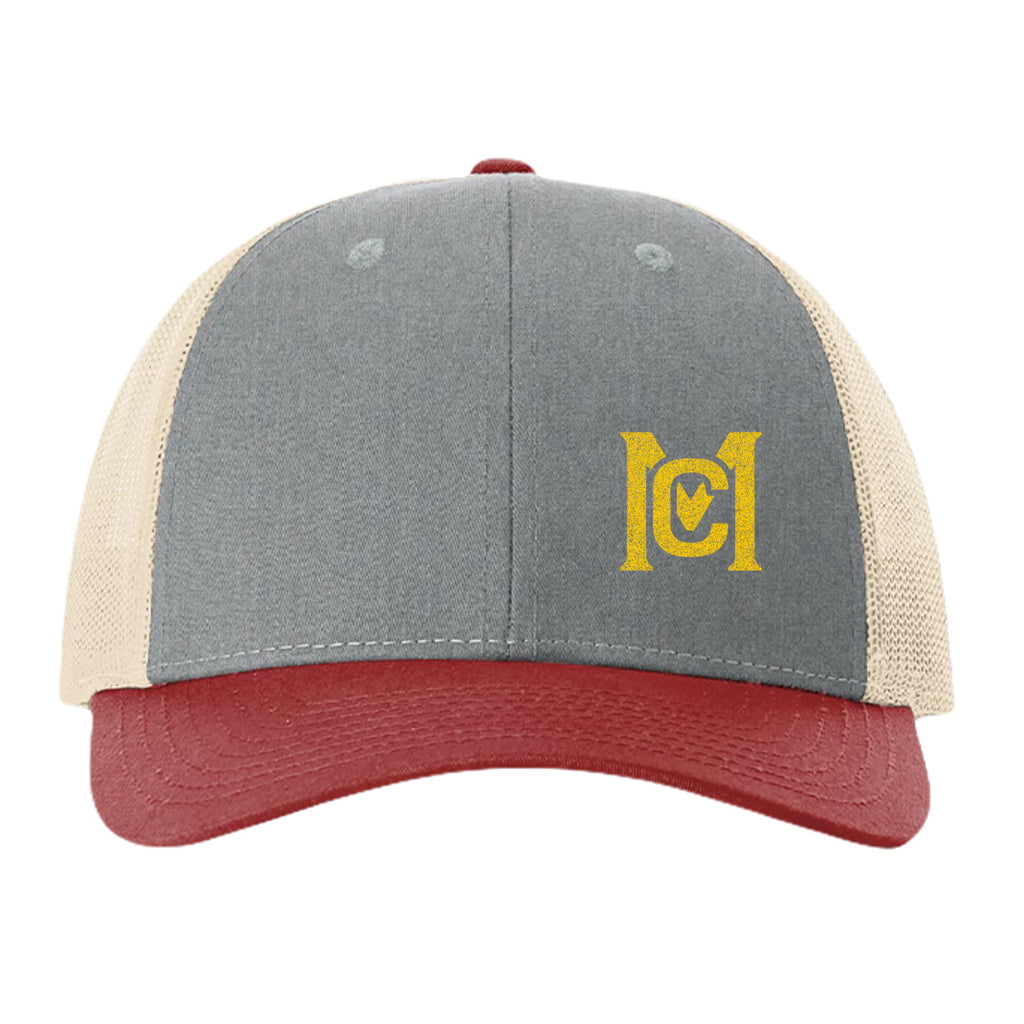 Heather Grey/ Birch/ Cardinal - 115R - FRONT