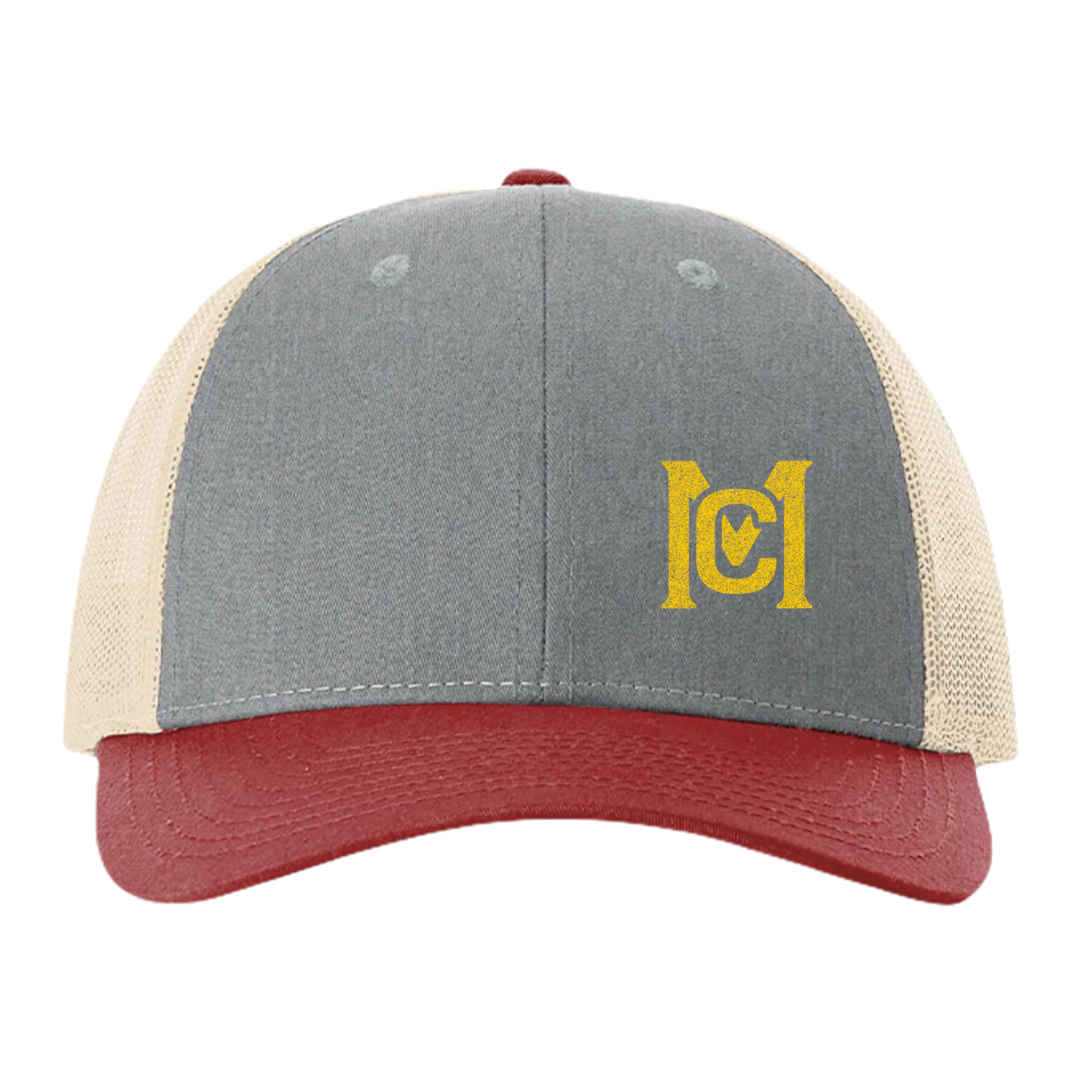 Heather Grey/ Birch/ Cardinal - 115R - FRONT