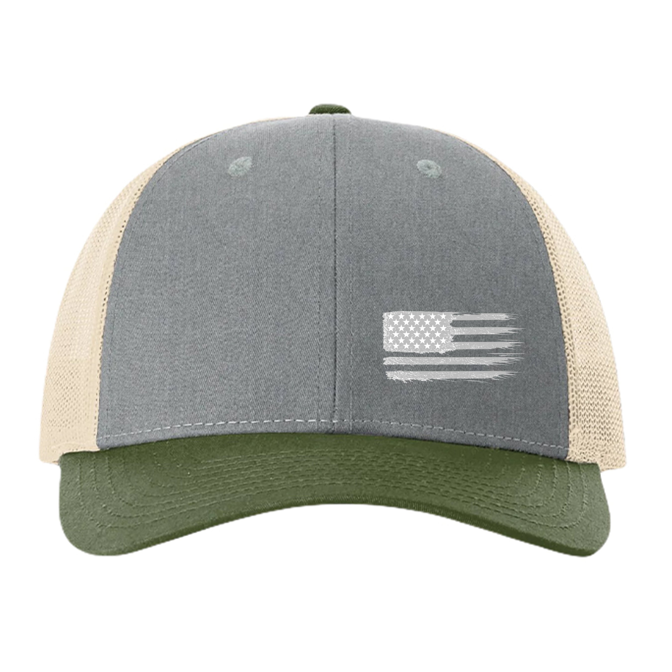 Heather Grey/ Birch/ Army - 115R - FRONT