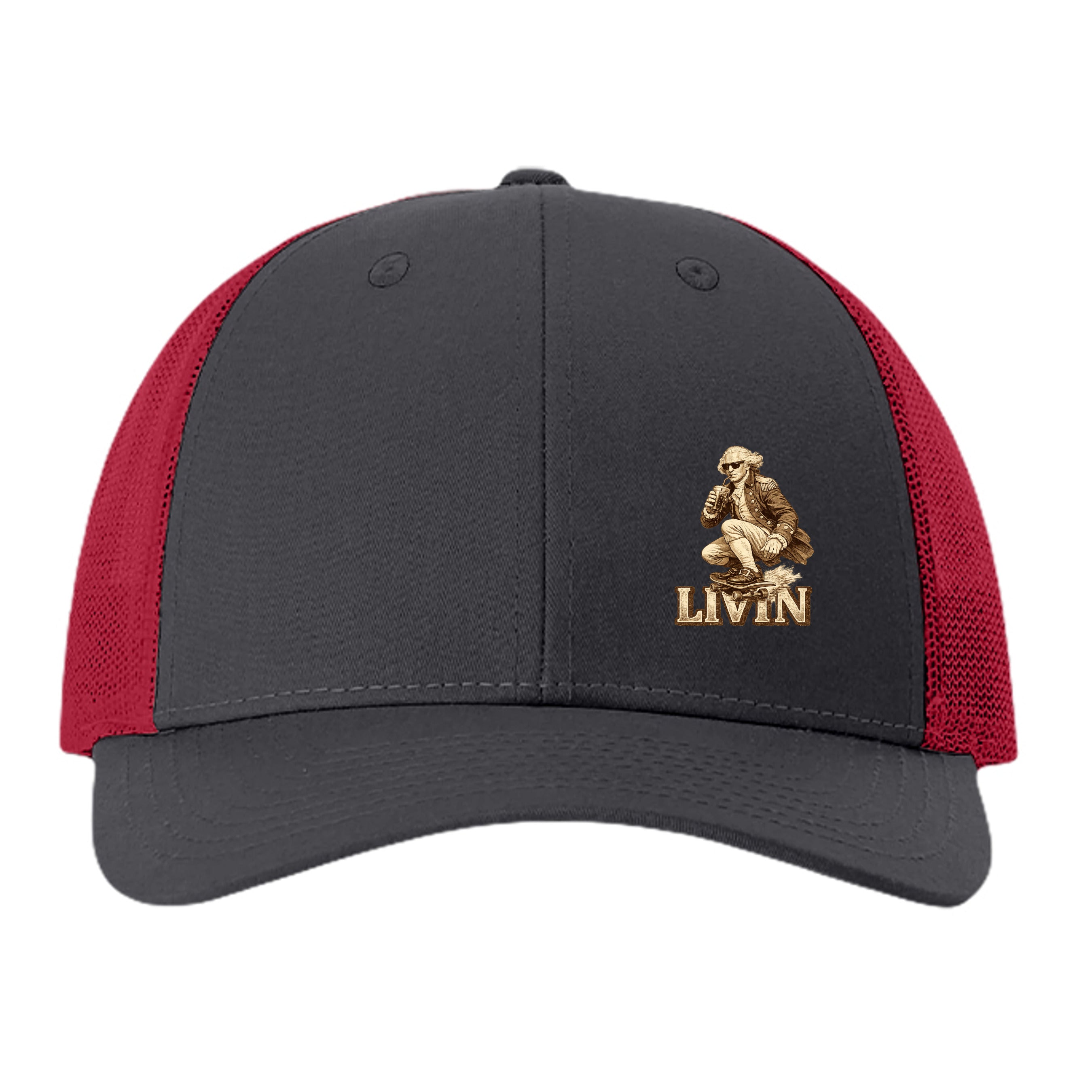 Charcoal/ Red - 115R - FRONT