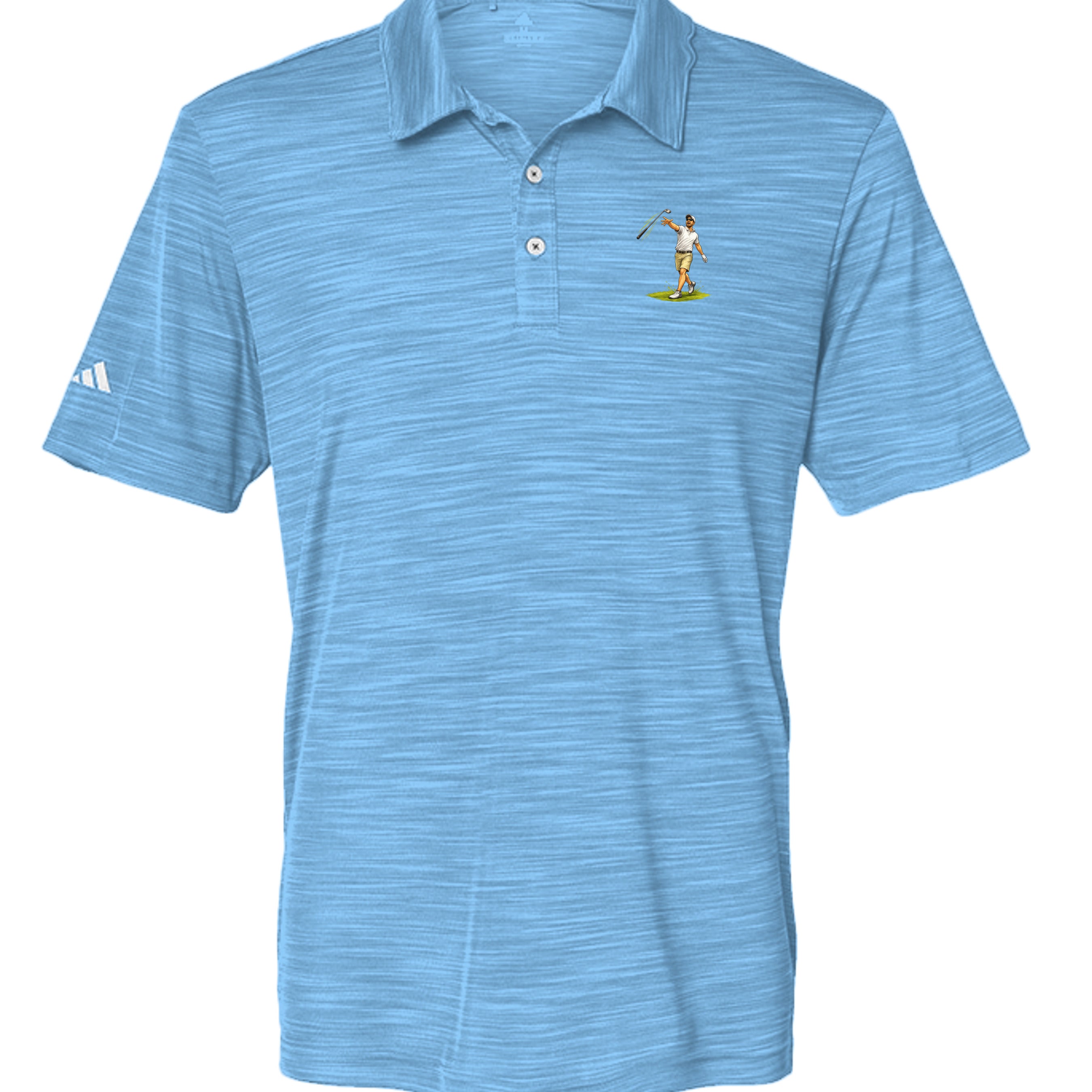 Lucky Blue Melange - A402 - FRONT