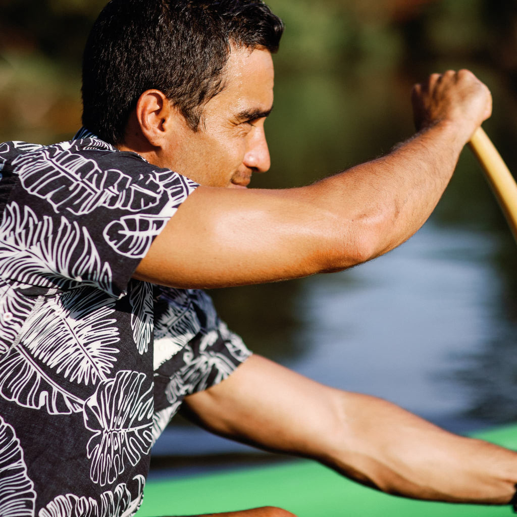 OLEU UV QUICK-DRY BOARDSHIRT - RAINFOREST JETT